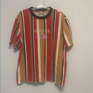 Guess Multicolor Striped Tee